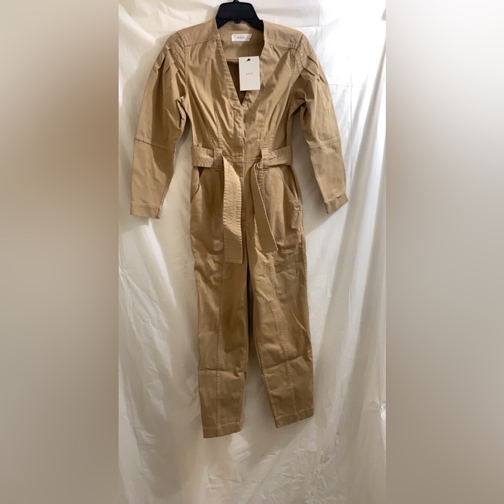 Brand New A.L.C Cade Tie Waist Jumpsuit - Picture 6 of 8